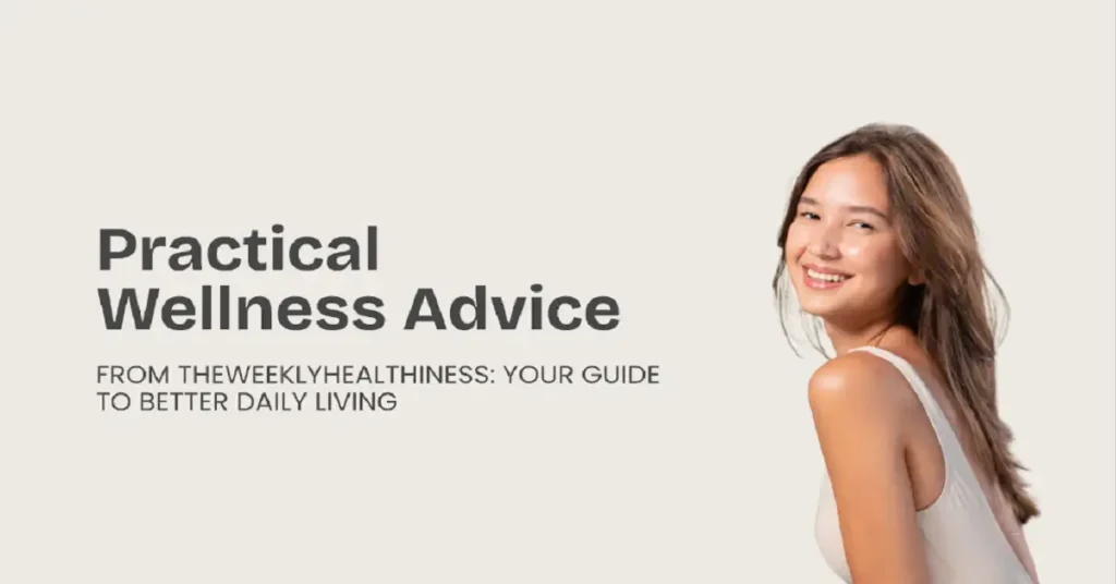 advice theweeklyhealthiness